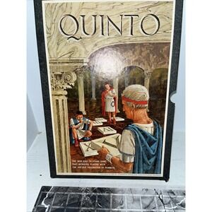 1964 Quinto 3M Bookshelf Game of Fives VG Cond I Believe I Counted 90 Tiles